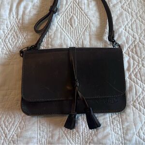 Saddleback Leather Co Love 41 Boho Leather Cross-Body Bag